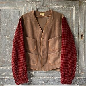 Vintage Cursive Script Label L.L. BEAN Sport Vest / Chore Jacket / Workwear, 44